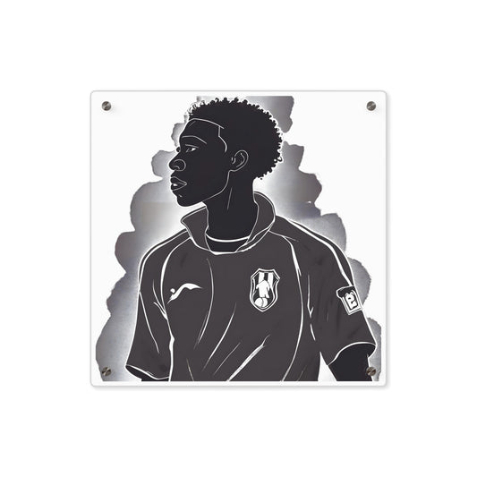 Soccer Profile Acrylic Wall Art Panel